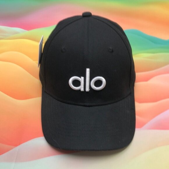 Alo Yoga Off-Duty Baseball Cap - Adjustable Velcro Strap & Signature Logo - Picture 1 of 6